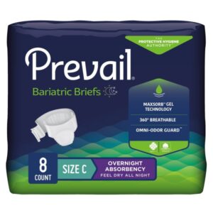 Prevail® Bariatric Briefs, Size C